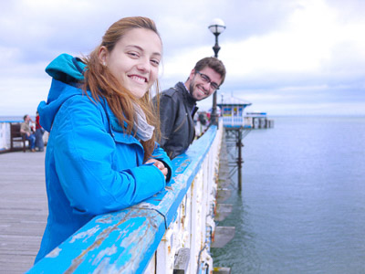 Kirándulás Walesben, az ELC Chester diákjai