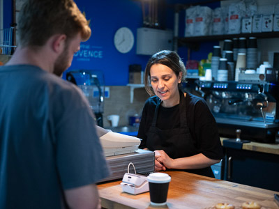 Kávézó az IH Londonban